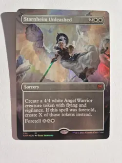 Starnheim Unleashed Ex Art FOIL Kaldheim. Borderless Mythic - White Sorcery. - Image 1