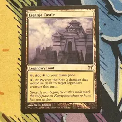 MTG Magic the Gathering Eiganjo Castle (275/317) Champions of Kamigawa LP - Image 1