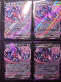 4x Genesect ex 067/086 Pokemon SV: Black Bolt English Holo - PLAYSET - NM 🔥 - Image 1