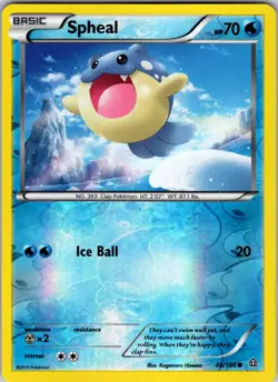 Spheal (46) 46/160 XY - Primal Clash Pokemon TCG LP - Image 1