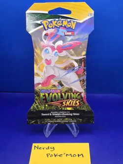 Pokemon TCG - Evolving Skies Sylveon Sleeved Booster Pack Sword & Shield SEALED - Image 1