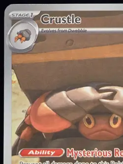 Pokemon TCG: Destined Rivals - Crustle (186/182) Full Art Illustration Rare - Image 2