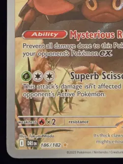 Pokemon TCG: Destined Rivals - Crustle (186/182) Full Art Illustration Rare - Image 5
