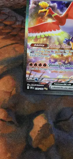 Pokemon TCG Ethan's Ho-Oh EX Sir 230/182 Destined Rivals Mint/Nm Condition - Image 5