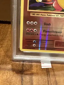 2016 POKEMON XY EVOLUTIONS #10 CHARMELEON-REVERSE FOIL PSA 8 - Image 4