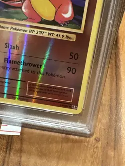 2016 POKEMON XY EVOLUTIONS #10 CHARMELEON-REVERSE FOIL PSA 8 - Image 5