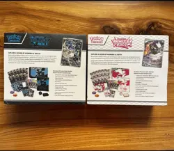 POKEMON CENTER SET S&V BLACK BOLT & WHITE FLARE ETB ELITE TRAINER BOX SEALED - Image 2