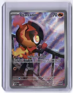 Charcadet - 022 Promo Holo NM Pokemon ME02: Phantasmal Flames - Image 1