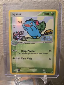 Pokemon TCG Ivysaur EX Crystal Guardians Holo Stamped Light Play - Image 1