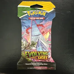 Pokemon Evolving Skies -Authentic Sleeved Booster Pack Brand New Factory Sealed - Image 1