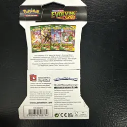 Pokemon Evolving Skies -Authentic Sleeved Booster Pack Brand New Factory Sealed - Image 2