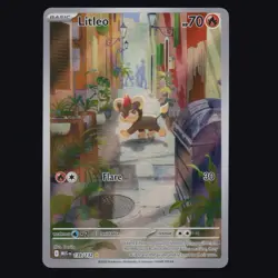 Litleo 139/132 Mega Evolutions Illustration Rare Pokemon TCG NM 🔥 - Image 1