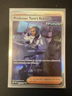 Professor Turo's Scenario 257/182 Sv04: Paradox Rift Holo Pokemon TCG - Image 1