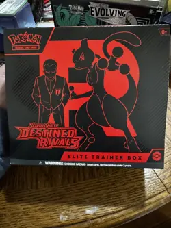 Pokemon Destined Rivals ETB Elite Trainer Box - Opened - READ DESCRIPTION - Image 1