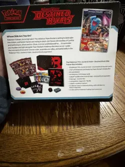 Pokemon Destined Rivals ETB Elite Trainer Box - Opened - READ DESCRIPTION - Image 2