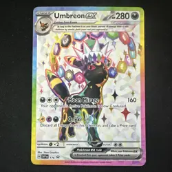 Umbreon ex 176 SVP Black Star Promo Prismatic Evolutions Figure Coll. Pokemon NM - Image 2