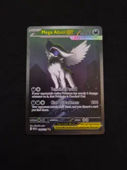 Pokemon TCG Mega Evolutions Mega Absol EX SIR Secret Illust Rare #180/132 RAW - Image 1