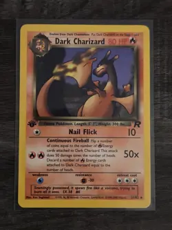 Pokemon TCG Team Rocket 1st Edition Dark Charizard 21/82 Non-Holo - Image 3