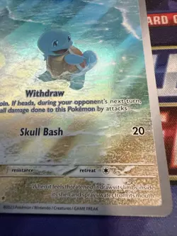 Pokemon TCG Squirtle 170/165 Scarlet & Violet 151 Illustration Rare Holo NM- - Image 3