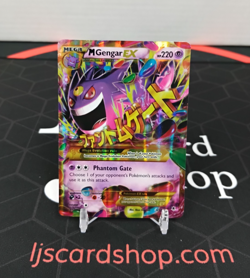M Gengar EX (121 Secret Rare) 121/119 LP XY - Phantom Forces Holo Pokemon TCG - Image 1
