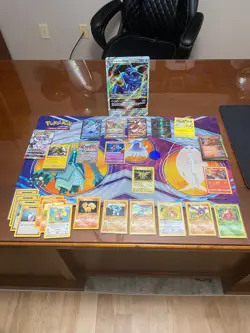 Pokemon Private Collection +100 Cards & Playmat, Charizard, 1999 1st Edition #2 - Image 1