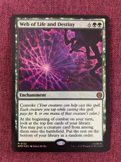 Web of Life and Destiny #122 FOIL NM/M MTG Spiderman Magic Card - Image 1