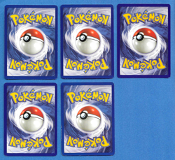 LOT OF 5 DIFF UNPLAYED 1999 POKEMON RARE FOSSIL SET CARDS: #'s 20, 22, 25,27, 30 - Image 2