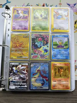 Pokemon Collection Binder Vintage Lot of Cards Holos WOTC E-Reader Promo - Image 1