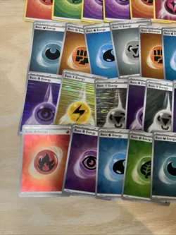 38 Holo Energy Pokemon Bulk Card Lot - English SWSH/SV - Galaxy Swirl/HOLO ONLY - Image 2