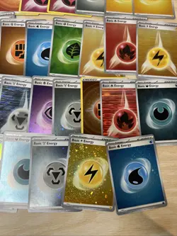 38 Holo Energy Pokemon Bulk Card Lot - English SWSH/SV - Galaxy Swirl/HOLO ONLY - Image 3
