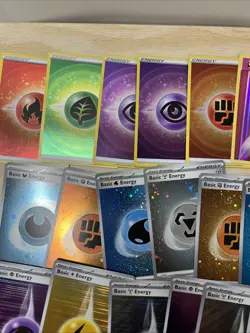 38 Holo Energy Pokemon Bulk Card Lot - English SWSH/SV - Galaxy Swirl/HOLO ONLY - Image 5