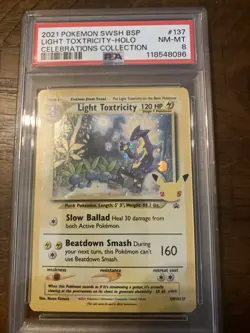 Light Toxtricity SWSH137 SWSH: Sword & Shield Promo Cards Holo - Image 1