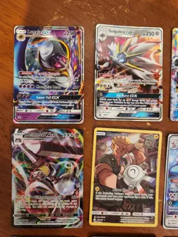 Large Pokemon Card Lot. 26 Small Cards in Sleeved Book. 4 Jumbo Cards - Image 2