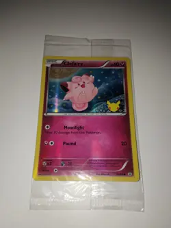 Pokemon TCG Clefairy Holo Promo Card 20th Anniversary Edition - Image 1