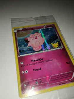 Pokemon TCG Clefairy Holo Promo Card 20th Anniversary Edition - Image 2