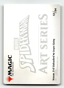 Venom, Evil Unleashed Art Card 12 S Art Series: Marvel's Spider-Man - Image 2
