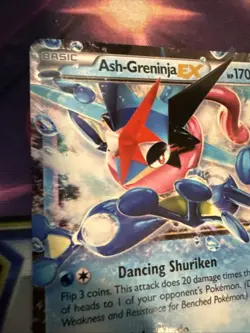 LP Ash-Greninja EX XY133 Black Star Promo Holo Card Nintendo Pokemon Card - Image 5