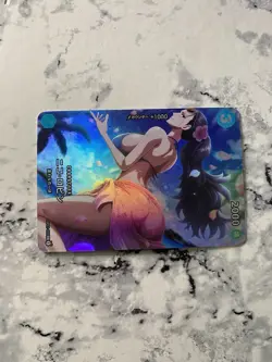 Goddess story One Piece Waifu Manga Bikini Card Nico Robin Cute Pool Alt Art - Image 1