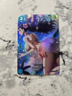 Goddess story One Piece Waifu Manga Bikini Card Nico Robin Cute Pool Alt Art - Image 2