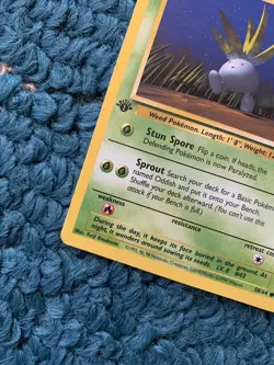 1st Edition ODDISH 58/64 Jungle Set - Pokemon WOTC Vintage Card - LP - Image 3