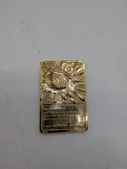 1999 Burger King Nintendo Pokemon 23K GOLD PLATED POLIWHIRL Trading Card - Image 2
