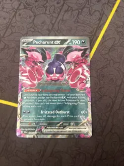 Pokemon TCG Shrouded Fable Pecharunt ex Double Rare Holo 039/064 - Image 1