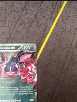 Pokemon TCG Shrouded Fable Pecharunt ex Double Rare Holo 039/064 - Image 3