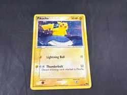 PIKACHU 12/17 POKEMON POP SERIES 5 HOLO RARE *SEE PICTURES FOR CONDITION* - Image 1