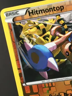 Pokemon TCG Hitmontop 49/111 XY Furious Fists Reverse Holo Uncommon LP - Image 2