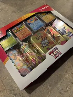 Pokemon TCG Scarlet & Violet 151 5 Mini Tin Bundle (Costco Bundle) - Image 1