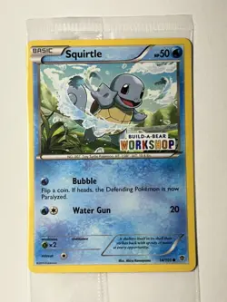 Squirtle (Build-A-Bear Workshop Exclusive) 014/101 Pokemon Plasma Blast SEALED - Image 1