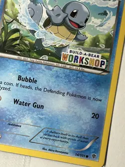 Squirtle (Build-A-Bear Workshop Exclusive) 014/101 Pokemon Plasma Blast SEALED - Image 3