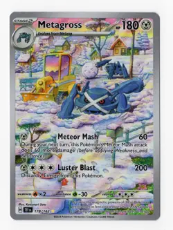 Pokemon TCG: Metagross 178/162 Temporal Forces Illustration Rare - Image 1