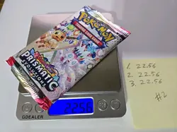 HEAVY 22.56g Prismatic Evolutions Booster Pack - Pokemon TCG - Sealed - Image 1